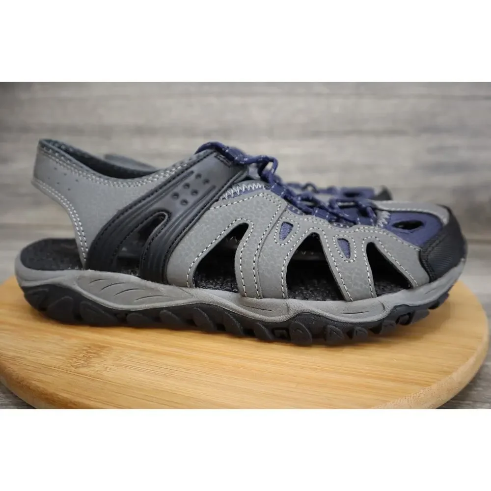 Ozark Trail Shoe Mens 7 Gray Sandal Outdoor Hiking Comfort Walking Round Toe